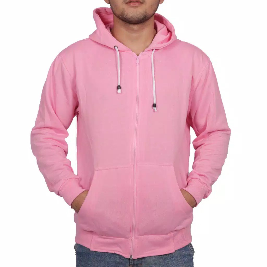 Jaket cheap hoodie pink