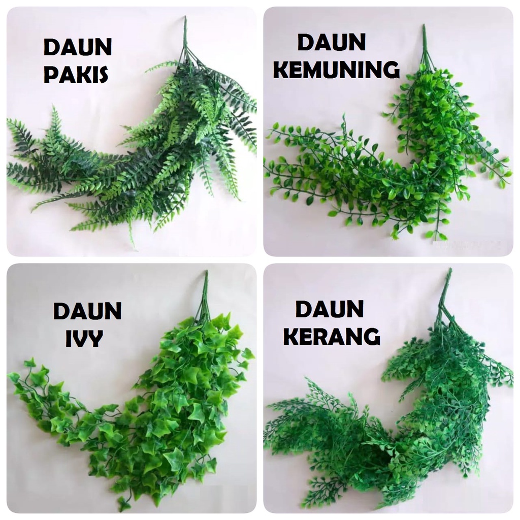 Jual Daun Rambat Gantung Juntai Plastik Artificial Palsu Bunga Rambat