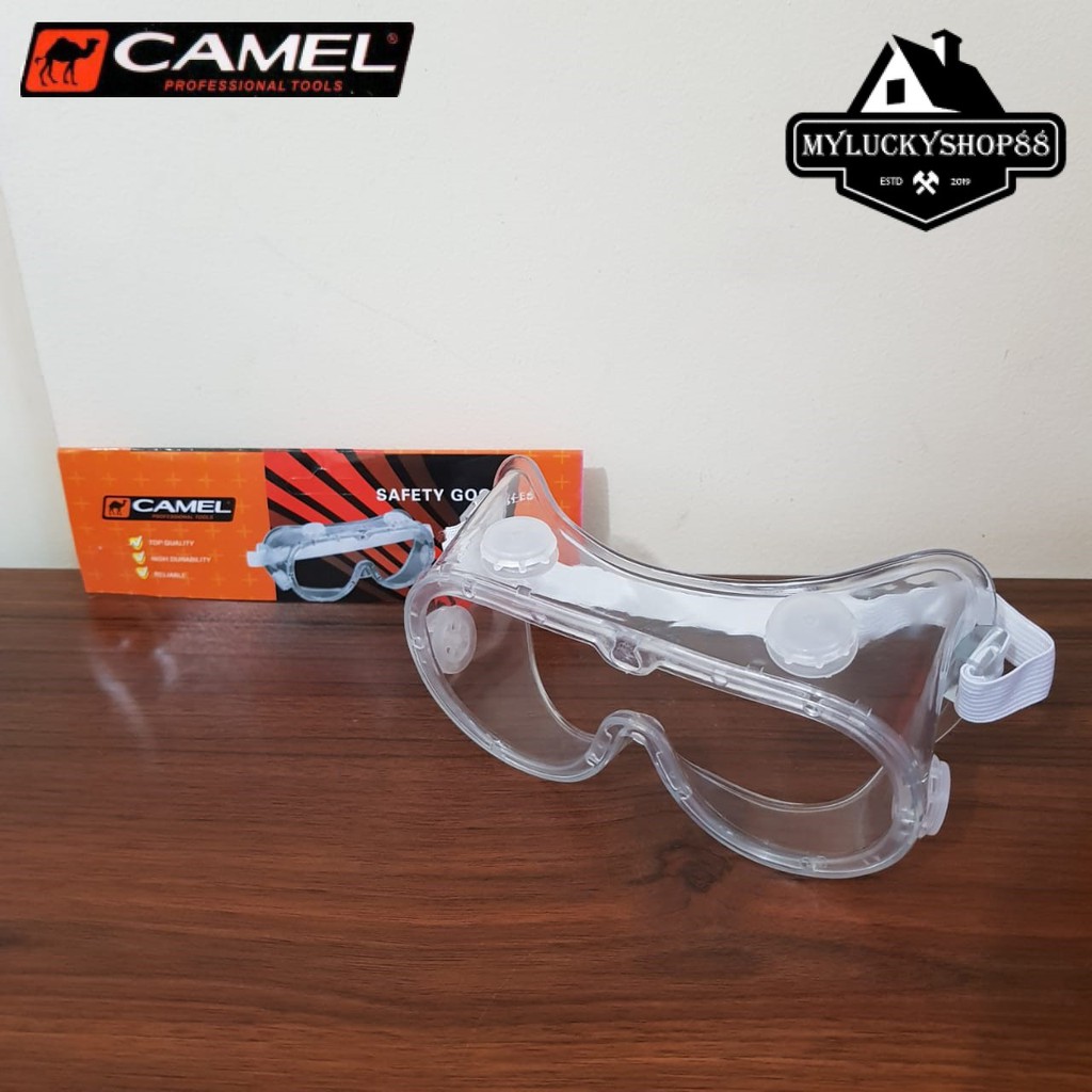 Jual Camel Kacamata Goggle Anti Fog Kacamata Las Safety Medis