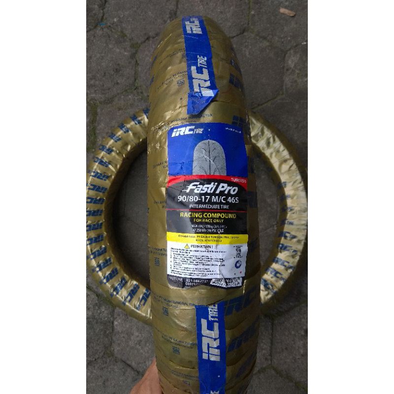 Jual # Ban Luar Tubeless IRC Ukuran 90/80-17 FASTI 1 FASTI Pro Soft ...