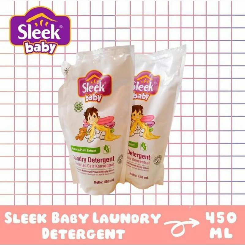 Jual Sleek Baby Laundry Detergent 450ml | Shopee Indonesia