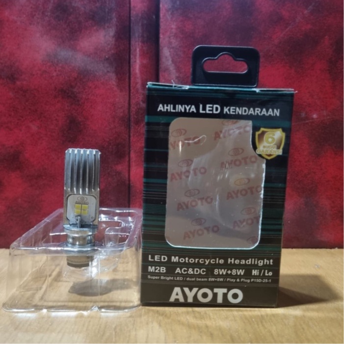 Jual LAMPU MOTOR LED BEBEK MATIC MOTOR AYOTO M2B 100% ORIGINAL | Shopee ...