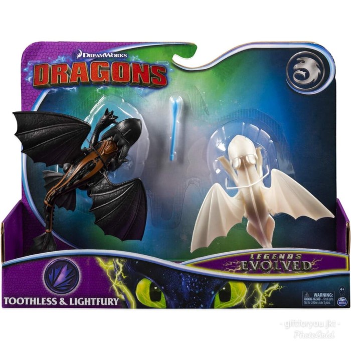 Jual How To Train Your Dragon Toothless And Lightfury Legends Evolved