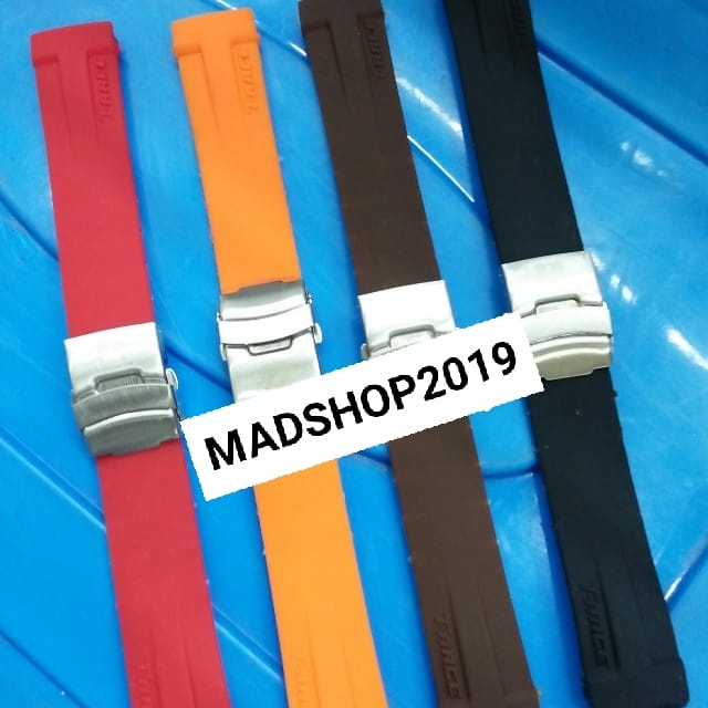 Jual STRAP TALI JAM TANGAN RUBBER PREMIUM TISS0T T RACE TRACE 20