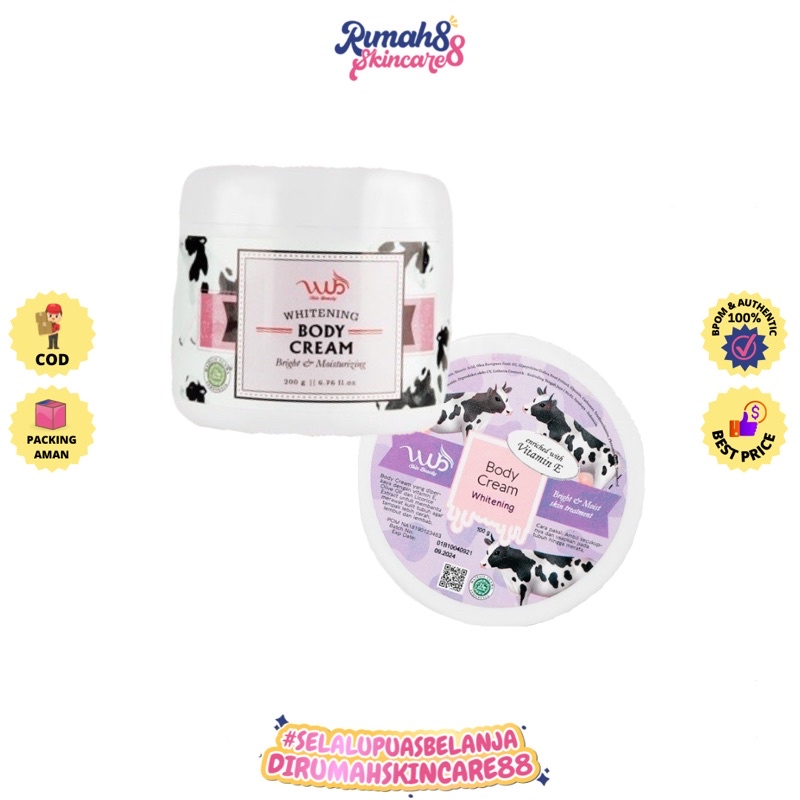 Jual WUB skin Body Cream Body Bleaching 100gr \ 200gr Shopee Indonesia