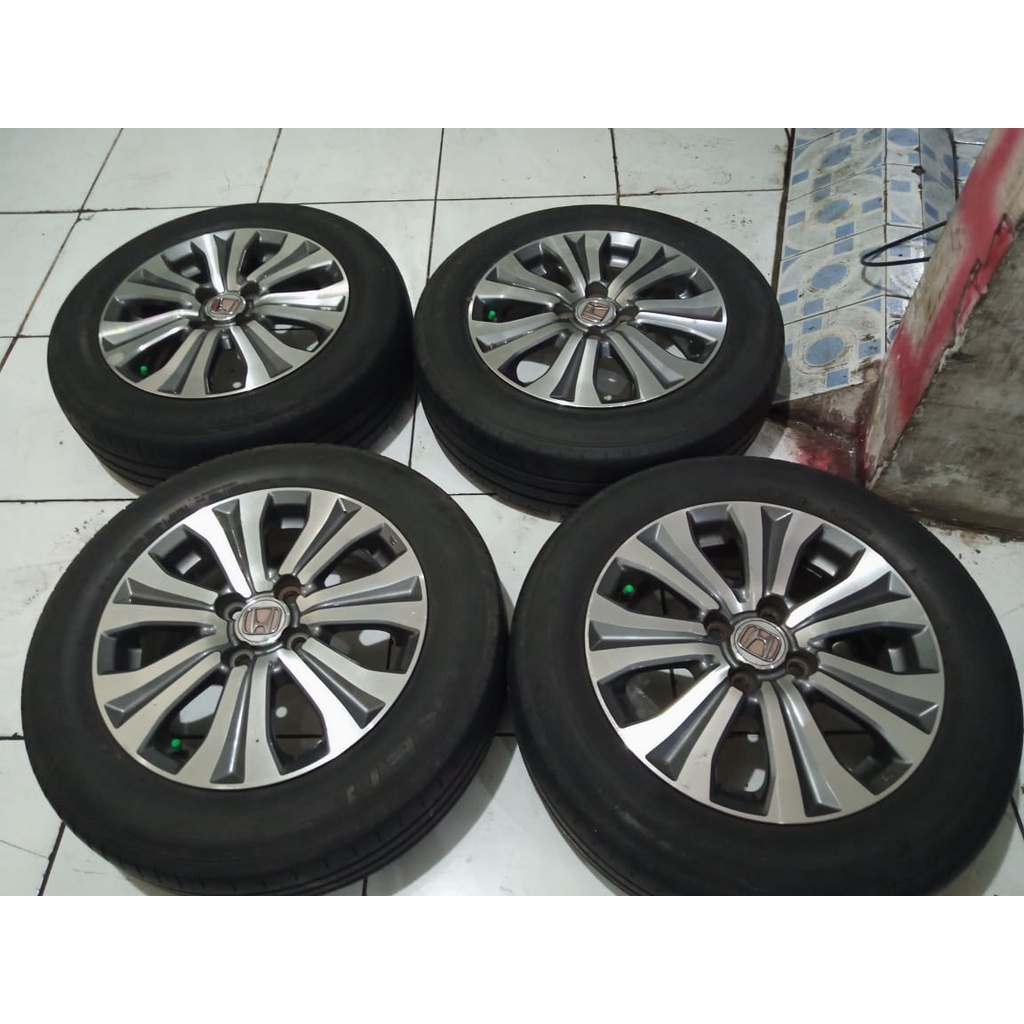 Jual VELG MOBIL RACING ORIGINAL COPOTAN HONDA FREED RING 15 + BAN 185 ...