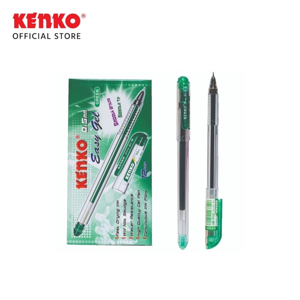 KENKO GEL PEN / Pulpen Jel / Pena Jel / Pen Tinta Gel Easy Gel (6)