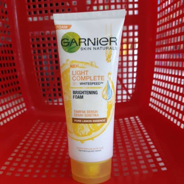 Jual GARIER LIGHT COMPLETE BRIGHTENING FOAM 100GR | Shopee Indonesia