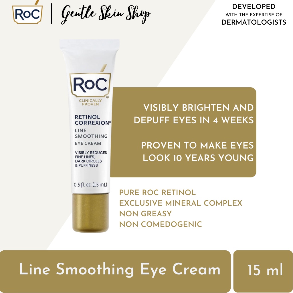 Jual ROC Retinol Correxion Line Smoothing Eye Cream | Shopee Indonesia