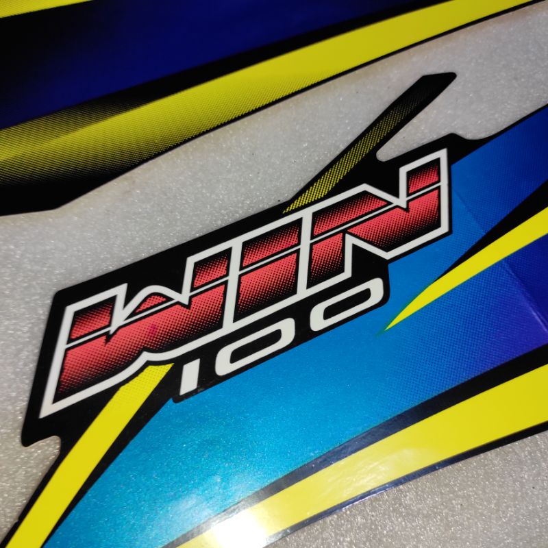 Jual stiker stripping striping decal graphic Honda Win 2005 model ori ...