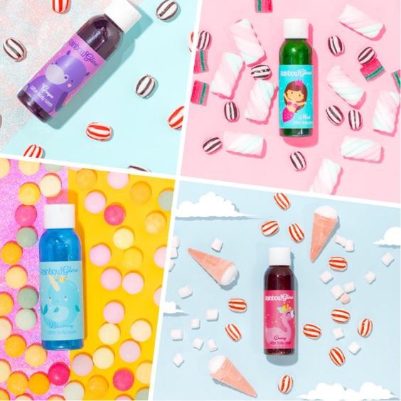 Jual GRC RAINBOW GLOW GLITTER BODY WASH 100 ML 4 VARIAN SABUN MANDI