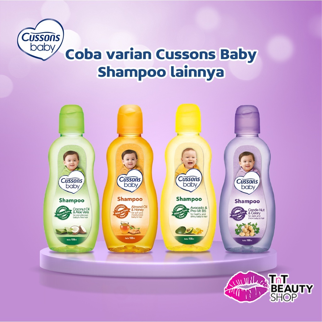 Jual Cussons Baby Shampoo 100ml Candle Nut & Celery Almond Oil