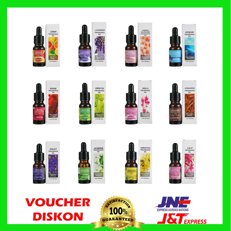 Jual Pure Essential Fragrance Oils Aromatherapy 10ml - Essensial Oil ...