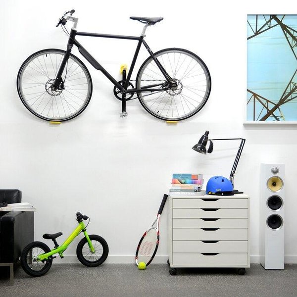 Jual Cycloc Hero Bike Wall Rack - Yellow | Shopee Indonesia