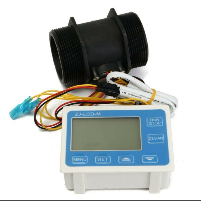 Jual Pertukangan - Flow Sensor 2 Inch Water Flow Sensor With Lcd ...