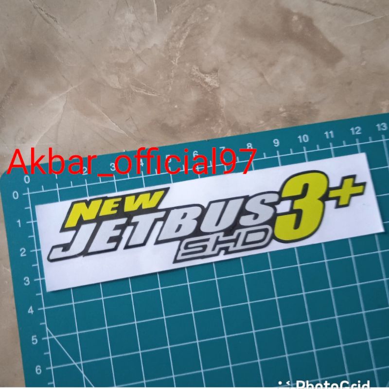 Jual stiker cutting new jetbus 3+ shd | Shopee Indonesia