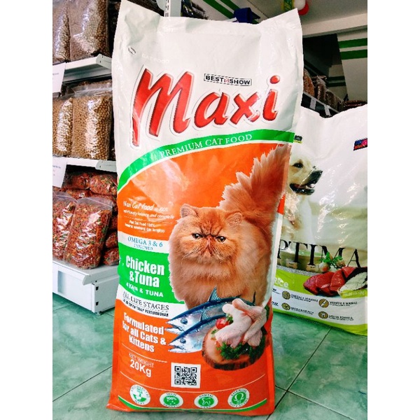 Jual Exspedisi Maxi Cat 20kg / makanan kucing Adult &kitten MaxiCat ...