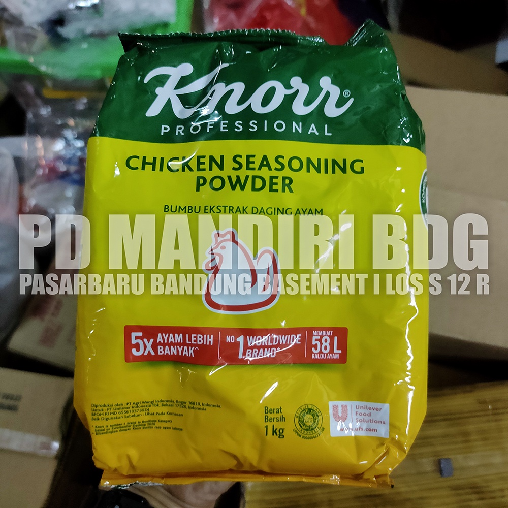 Jual KNORR CHICKEN SEASONING POWDER POUCH 1 KG | Shopee Indonesia
