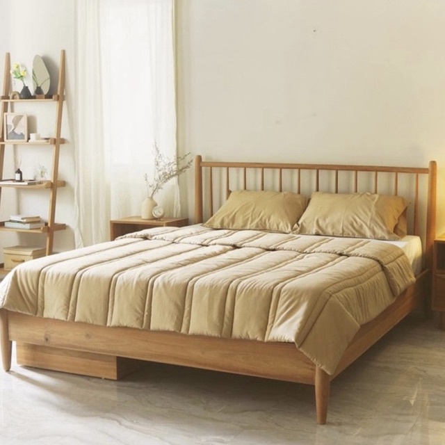 Jual PLAIN SOFT COTTON ULTRA PLUSH GOOSE FEEL KOREAN BED COVER (BED COVER ONLY) Selimut Empuk