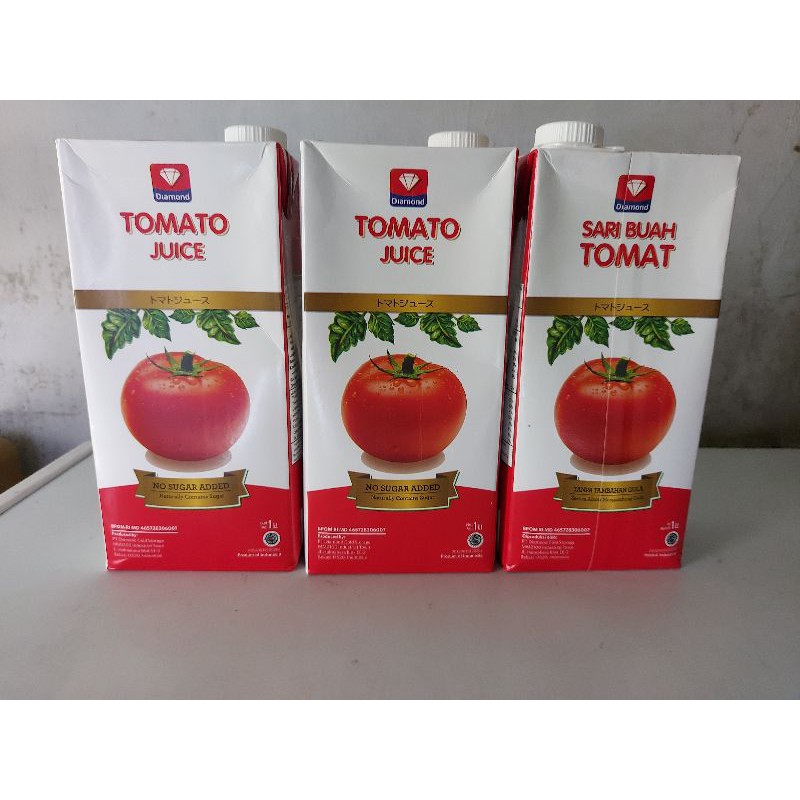 Jual Diamond Tomato Juice No Sugar 1 Liter Jus Tomat Tanpa Gula