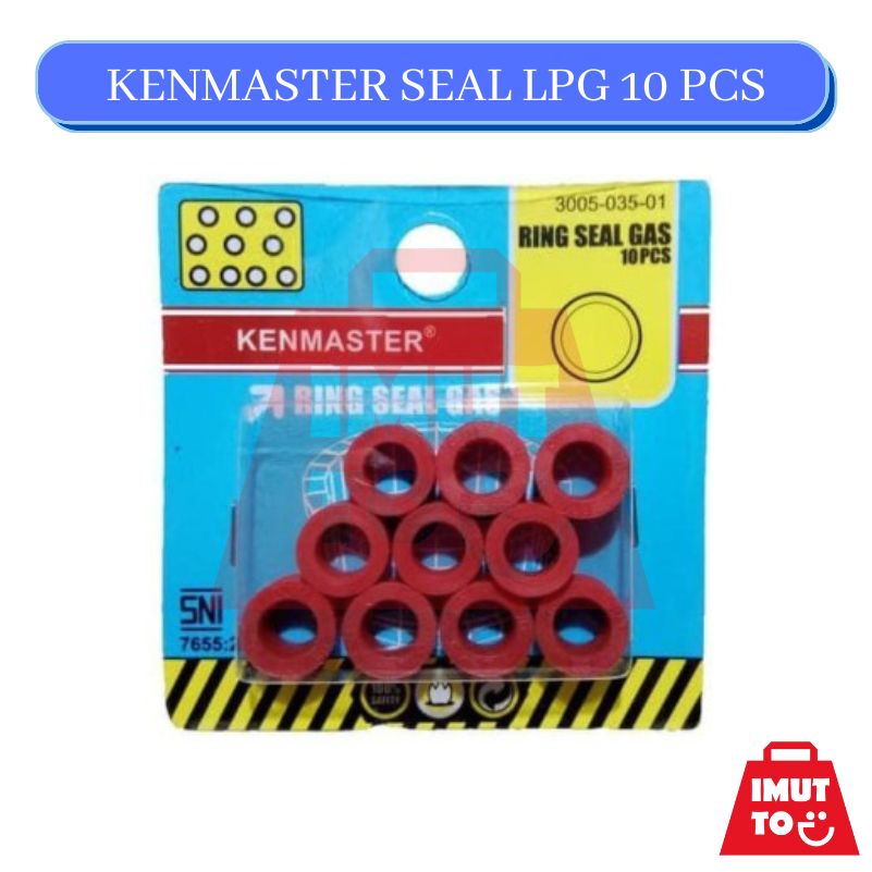 Jual Imutto Karet Rubber Seal Lpg Gas Isi Pcs Kenmaster Pengaman Kompor Murah Diskon