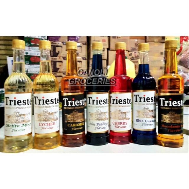 Jual Sirup Trieste Premium Ml Trieste Syrup Aneka Varian Rasa