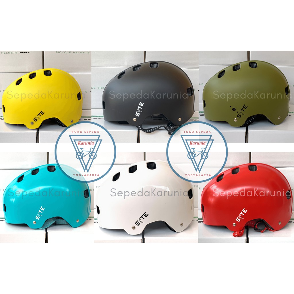 Jual Helm Batok Syte By Pacific Helm Sepeda Mtb Lipat Minion Scooter