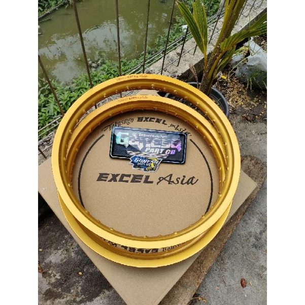 Jual VELG TAKASAGO EXCEL ASIA WARNA GOLD DEPAN BELAKANG UKURAN 160 160