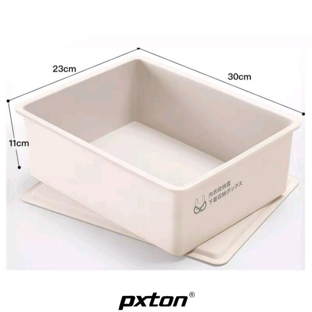 Jual Pxton Underwear Storage Box Kotak Penyimpanan Pakaian Dalam Kaos Kaki Dengan Tutup Tempat