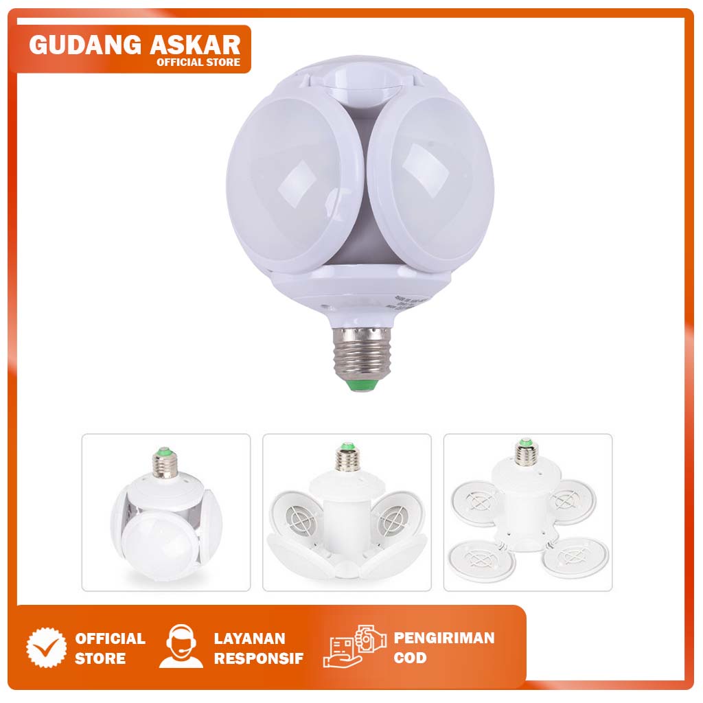 Jual Lampu Hias Led Bohlam Lipat Uvo Watt Football Model Bunga Bola Unik Shopee Indonesia