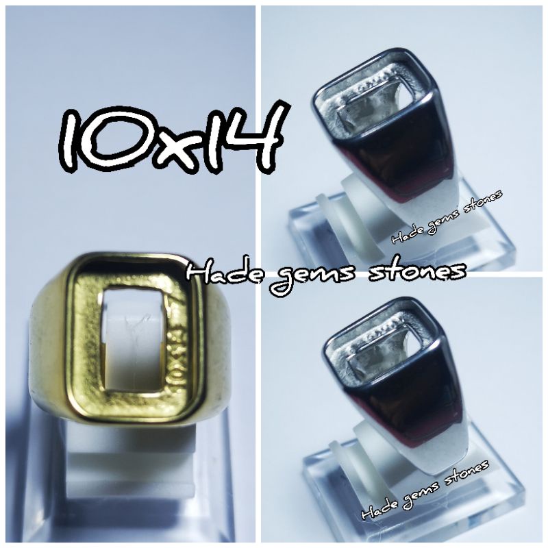 Jual RING EMBAN TITANIUM SUPER KUALITAS KOTAK DIM 10X14 | Shopee Indonesia