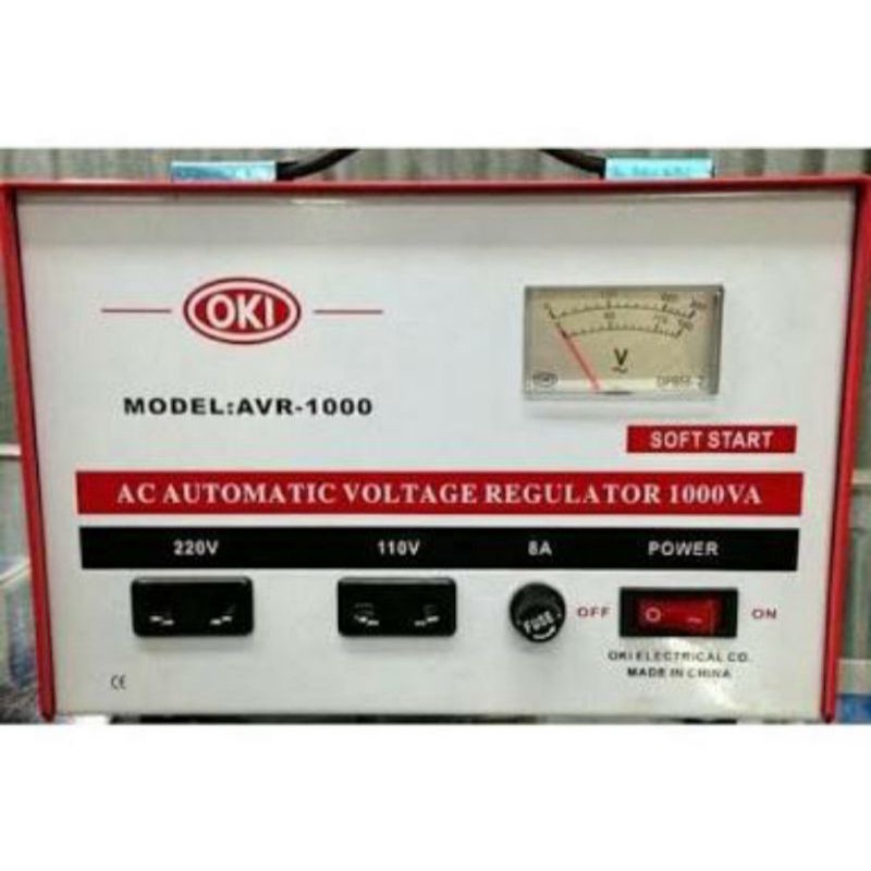 Jual Stabilizer OKI AVR-1000 (1000Watt) | Shopee Indonesia