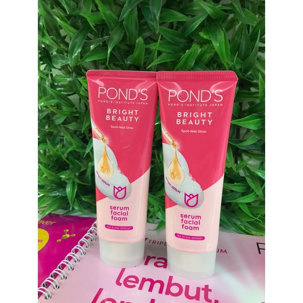 Jual Ponds Bright Beauty Serum Facial Foam 50 Ml | Shopee Indonesia