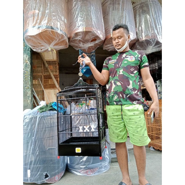Jual Sangkar Kandang Kotak Oriq No 3 Warna Hitam Shopee Indonesia