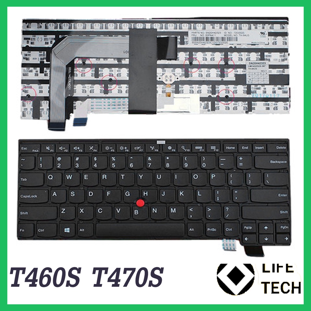 Jual Keyboard Lenovo T460s T470s (Not Fit T460 T460p T470 T470p