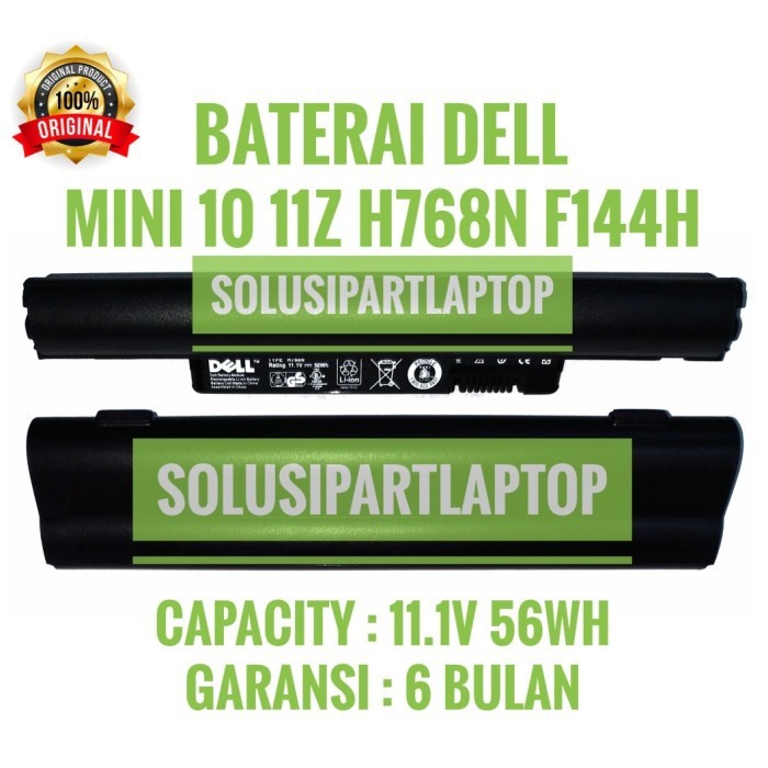 6 cell Battery for Dell Mini 10 Inspiron 10V 1010 K711N 312-0931 N532P N533P NEW