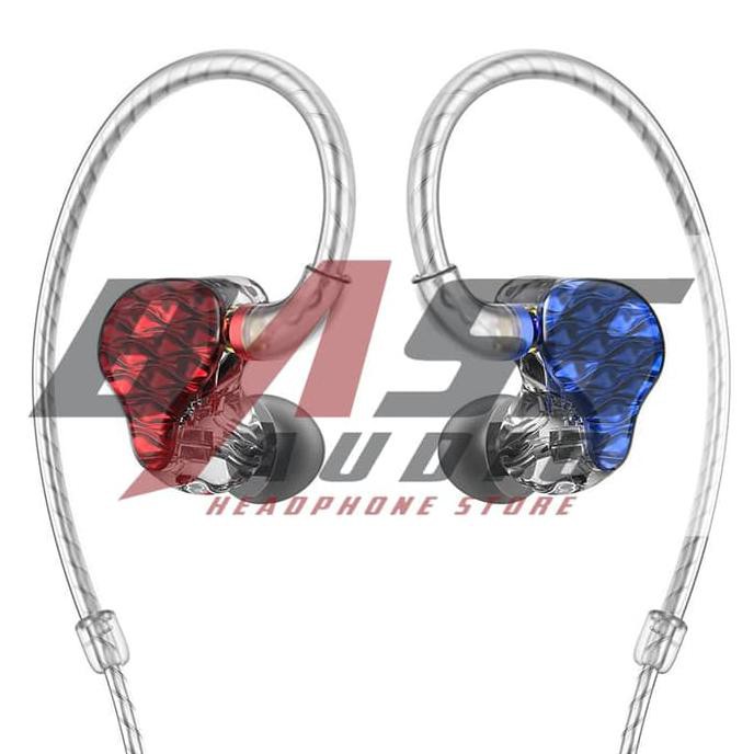 Fiio Fa7 / Fiio Fa 7 Quad Driver Balanced Armature In Ear Monitor - Blue  Red .