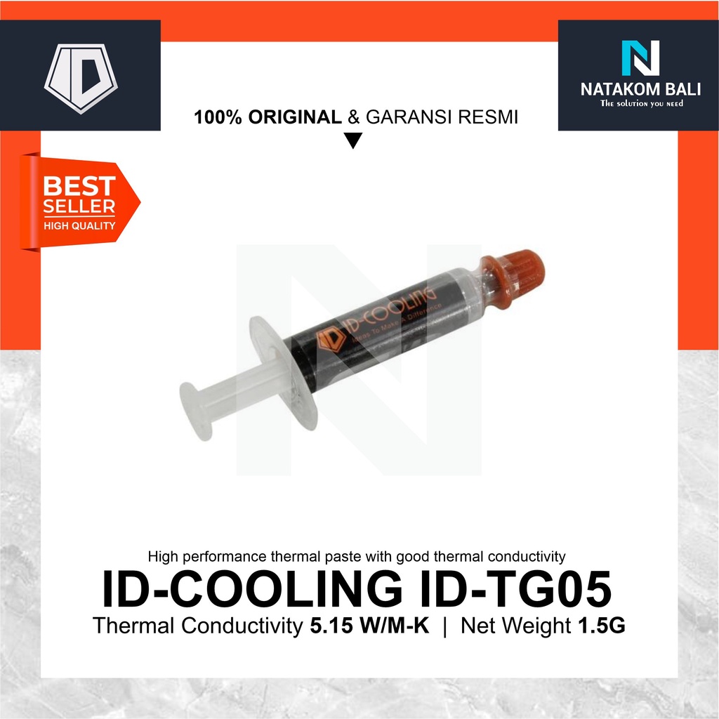 Jual THERMAL PASTE GREASE ID-COOLING ID-TG05 - PASTA ID-COOLING ID-TG05 ...