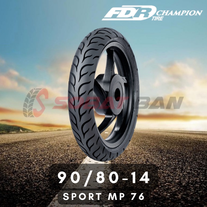 Jual BAN FDR MP 76 90/80-14 TUBELESS MP76 || GRATIS PENTIL TUBELESS ...