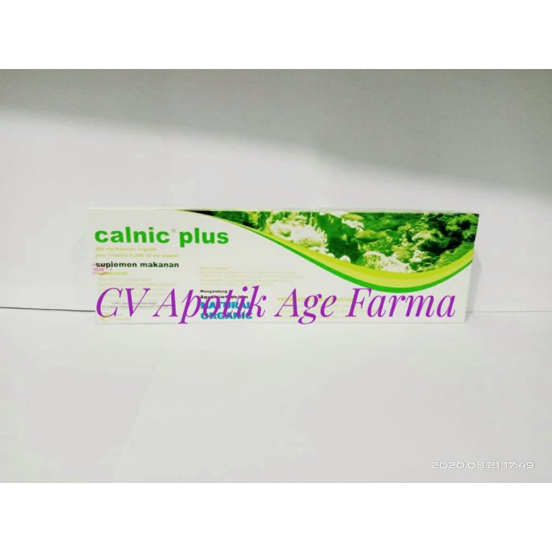 Jual Calnic Plus Caplet isi 30 (Gracia) | Shopee Indonesia