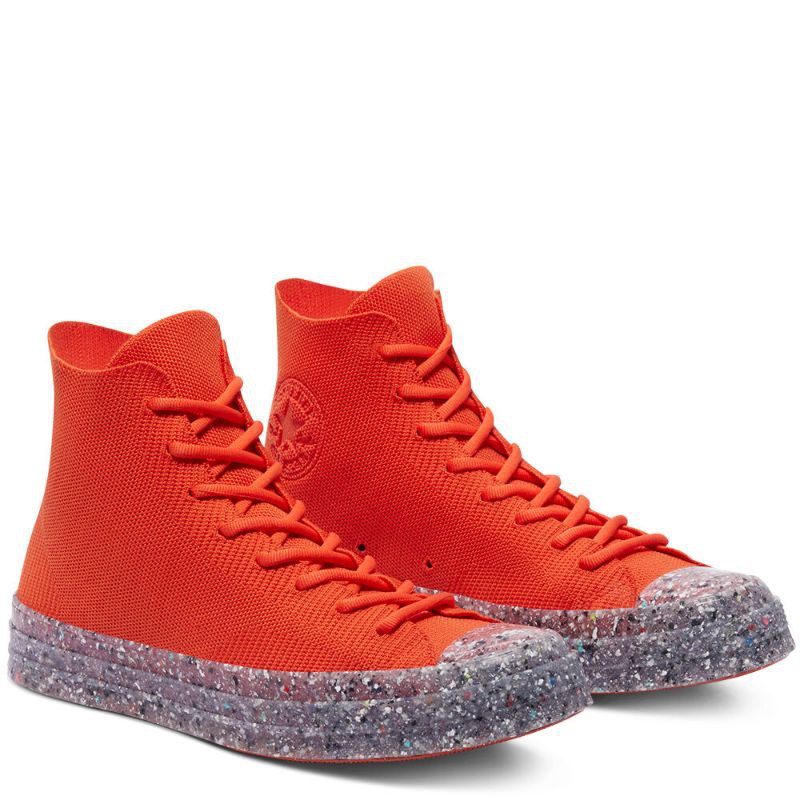 Jual Converse Chuck Taylor 70s Renew Knit High Top Bright Poppy/String ...