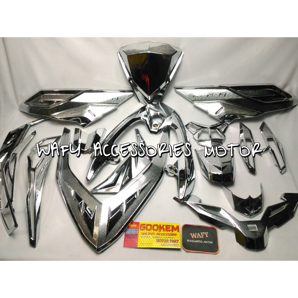 Jual Paket Aksesoris Vario Dan Vario New Led Full Body Crome