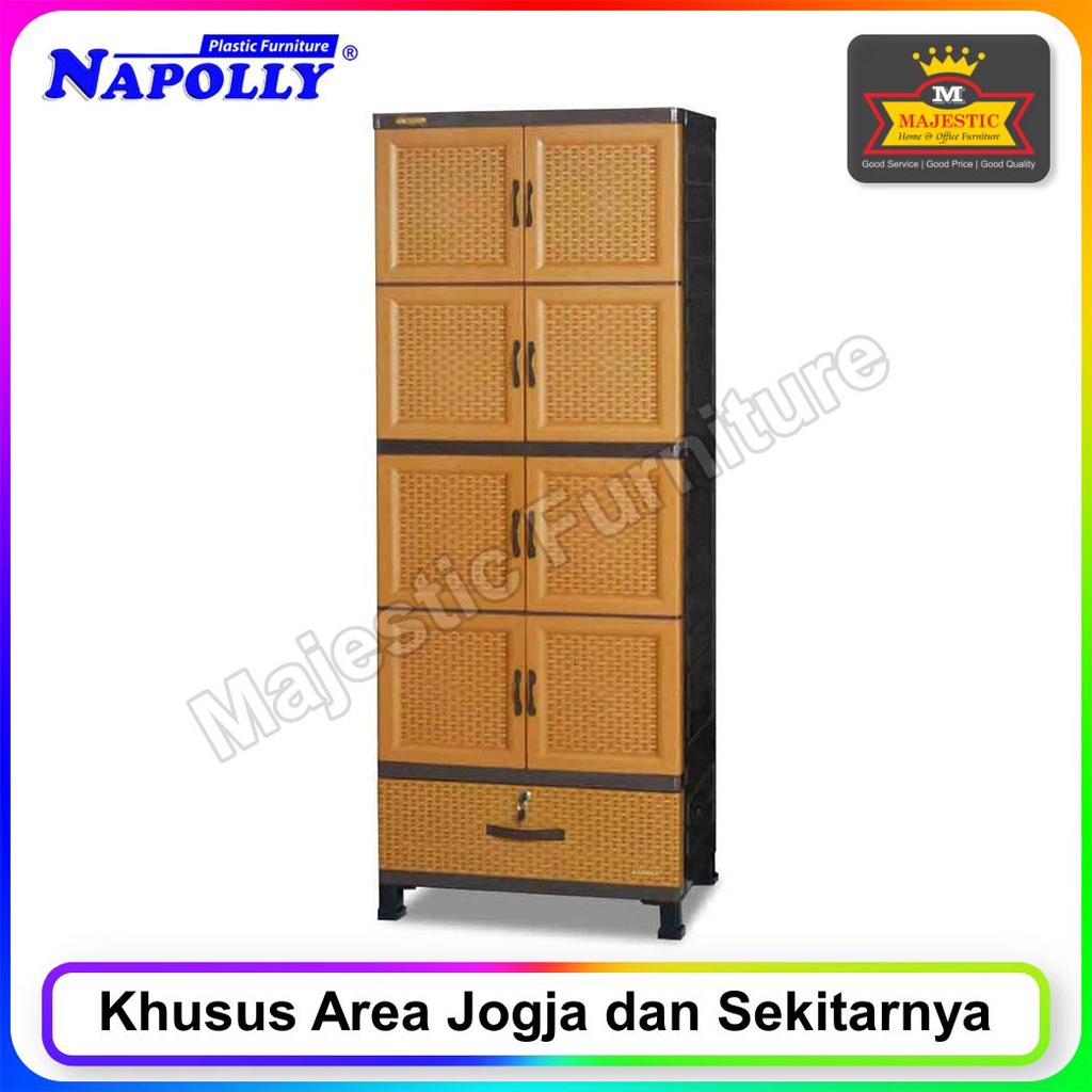 Jual Lemari Plastik Napolly - Cabro MU 48 1D - Jogja | Shopee Indonesia