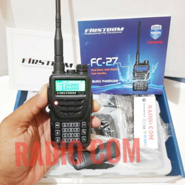 Jual HT ANTI AIR FIRSTCOM FC 27 / HT DUALBAND FIRSTCOM FC 27 WATERPROOF ...