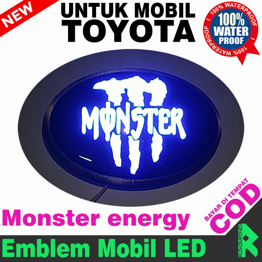 Jual Led mobil toyota Lampu mobil Emblem LED toyota Lampu belakang ...