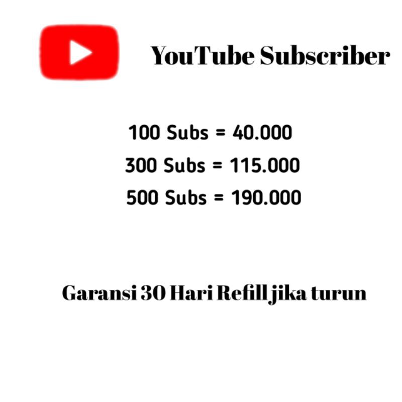 Jual YouTube Subscribe Real | Shopee Indonesia