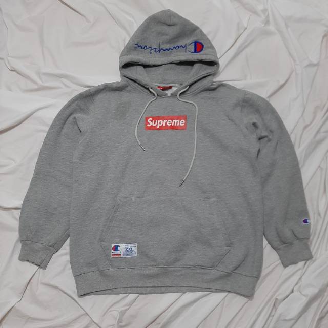 Hoodie supreme hot sale x champion