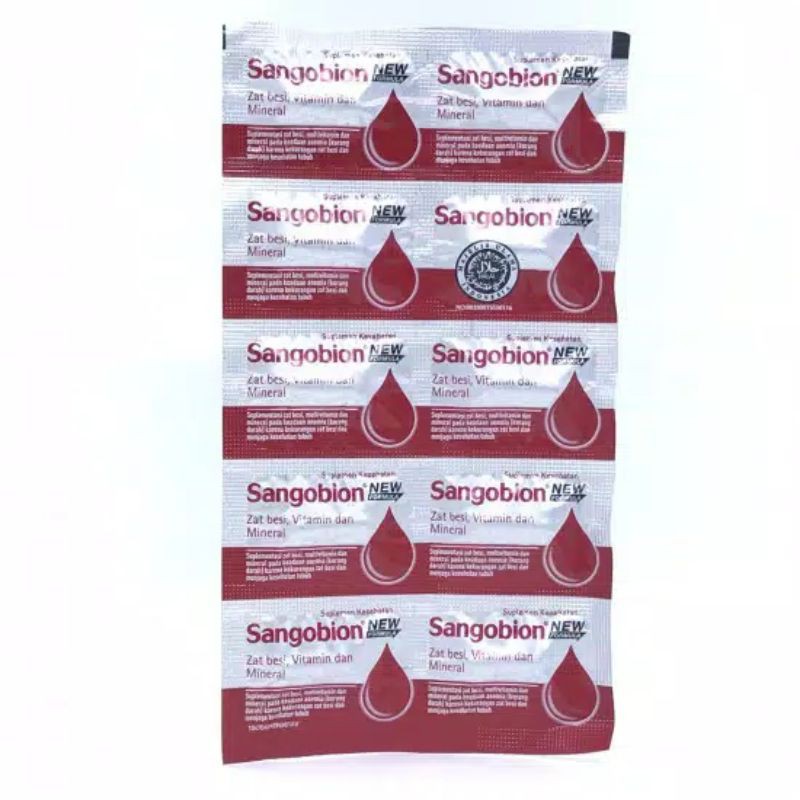 Jual Sangobion Kapsul Isi 10 Per Strip | Shopee Indonesia