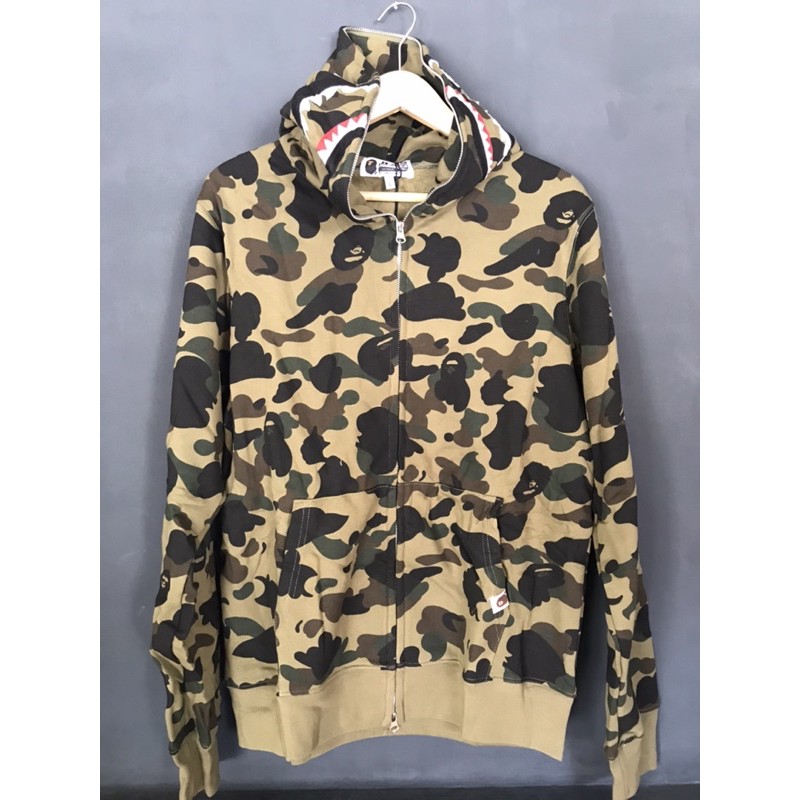 Jual Jaket A Bathing Ape Shark Zipper Bape Shopee Indonesia