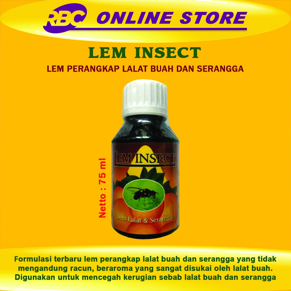 Jual Lem Insect Lem Perangkap Lalat Dan Serangga Super Lengket Untuk